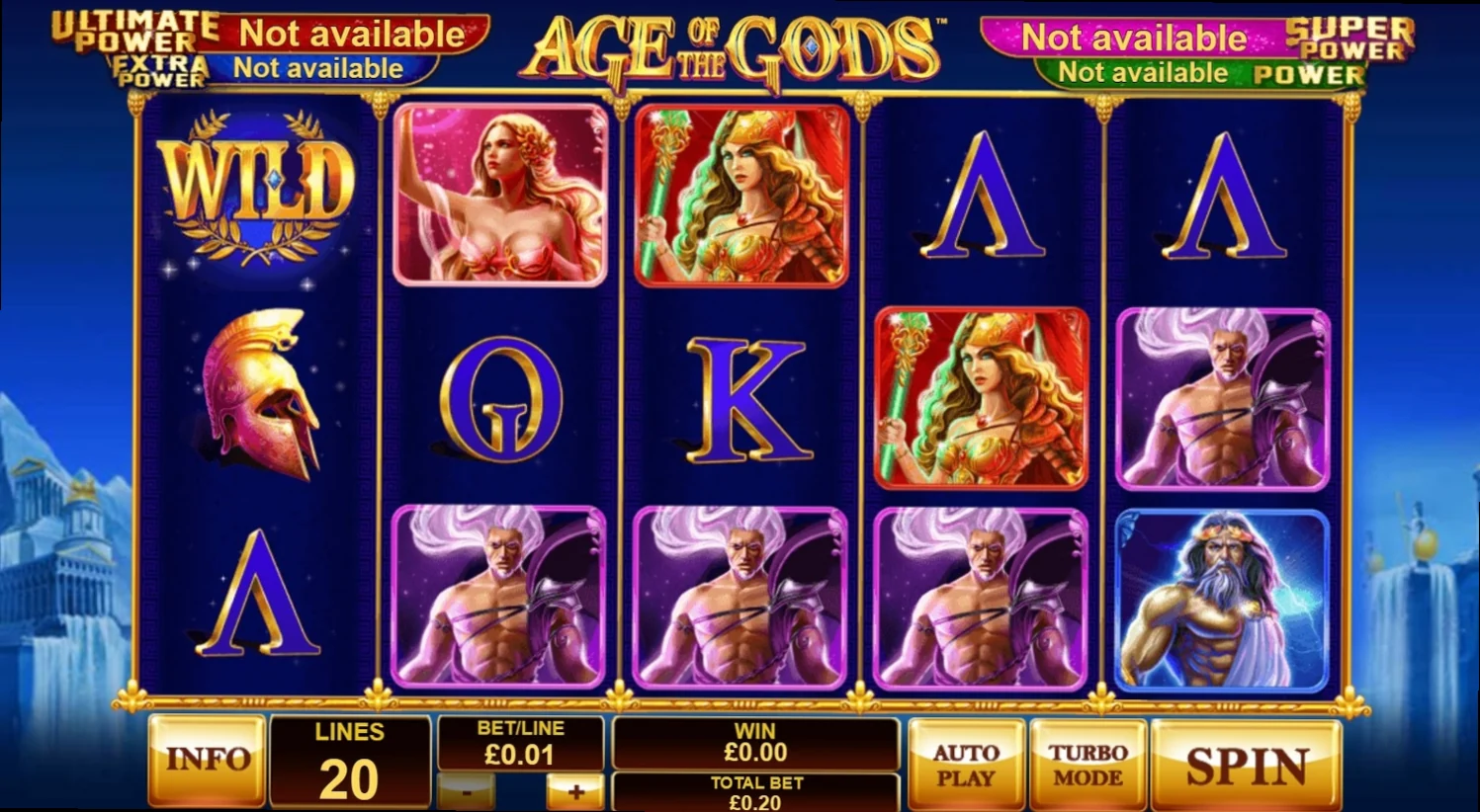 Age of the Gods by Playtech