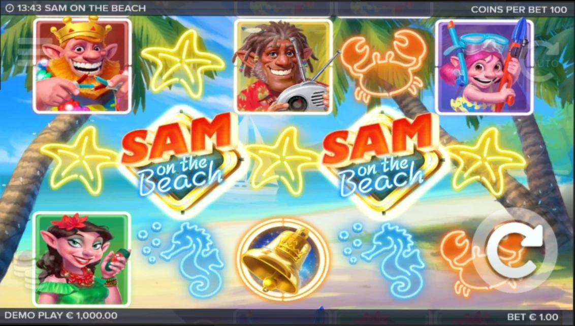 Sam on the Beach by ELK Studios